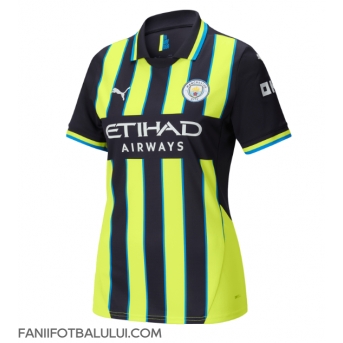 Manchester City Tricou Fotbal Replică 2024-25 Femei Deplasare